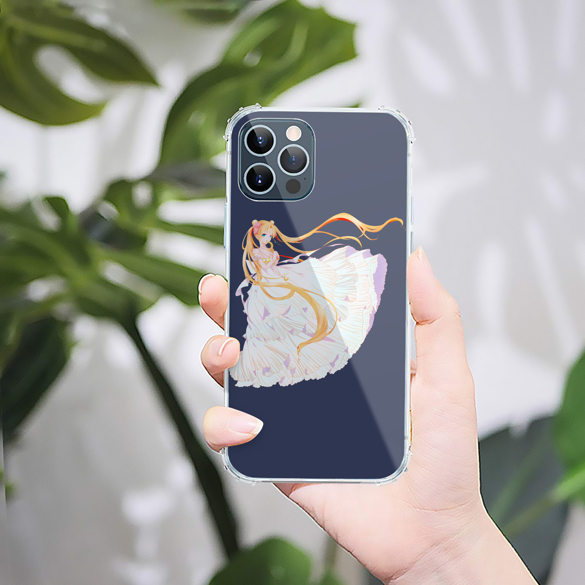 （画像用） 美少女戦士セーラームーン 愛野 美奈子 あいの みなこ Sailor Moon Aino Minako 【iPhone 12シリーズ対応】透明スマホケース（クリアソフトケース）